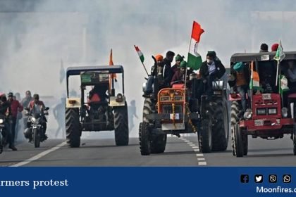 Farmers protest