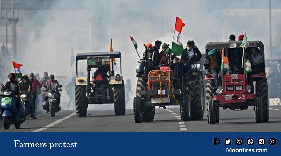 Farmers protest