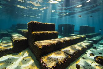 underwater ruins of Dwarka
