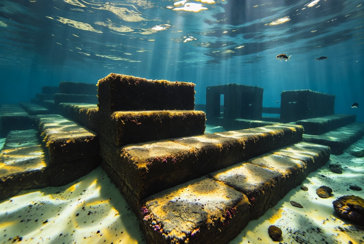 underwater ruins of Dwarka