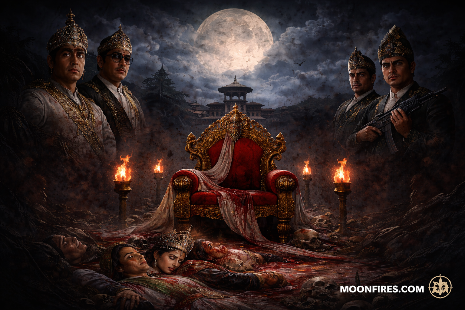 नेपाल राजसिंहासन का खूनी राजकीय इतिहास