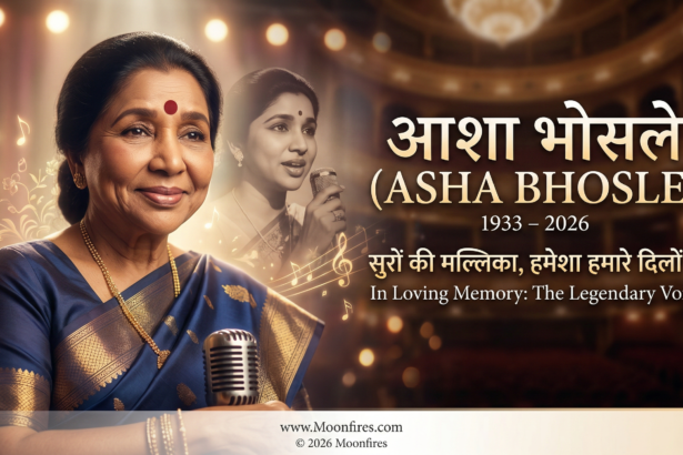 मशहूर पार्श्व गायिका आशा भोसले का आज 12 अप्रैल, 2026 को 92 वर्ष की आयु में मुंबई के ब्रीच कैंडी अस्पताल में निधन हो गया है।