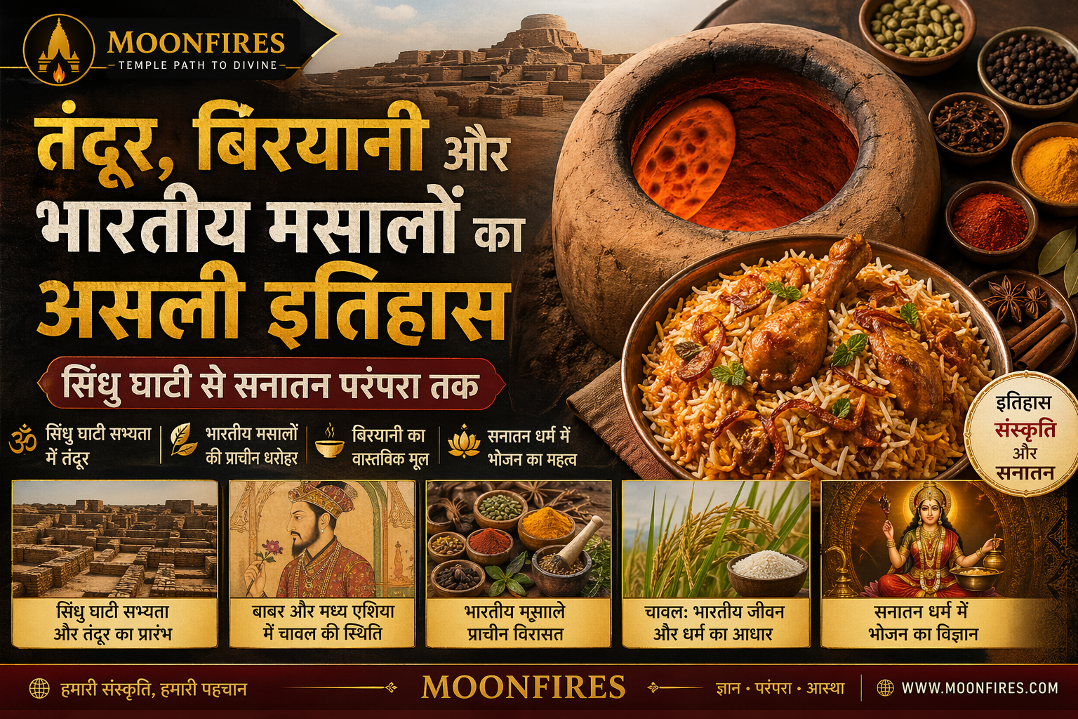 तंदूर, बिरयानी और भारतीय मसालों का असली इतिहास