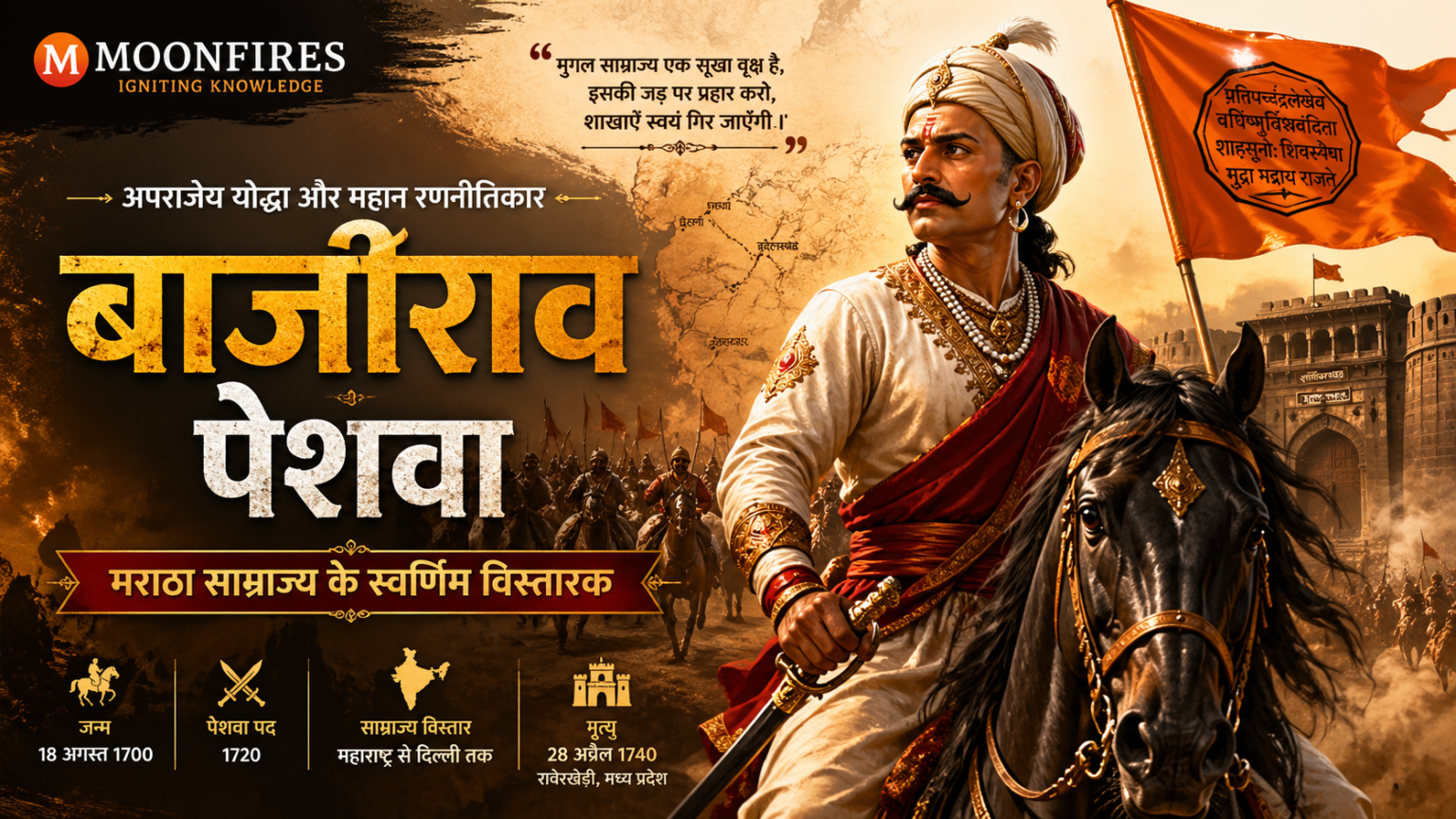 बाजीराव पेशवा अपराजित योद्धा
