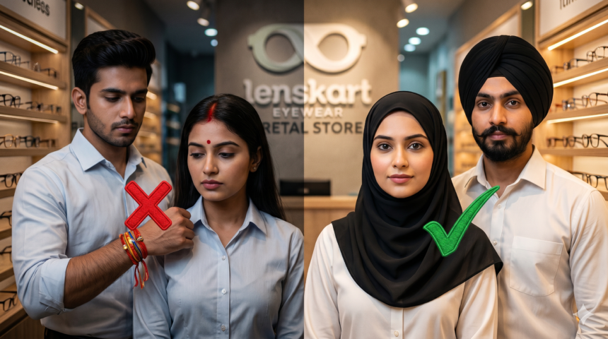 लेंसकार्ट ड्रेस कोड विवाद