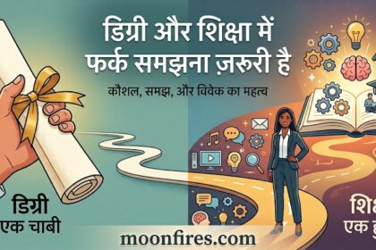 डिग्री और शिक्षा में फर्क समझना ज़रूरी है