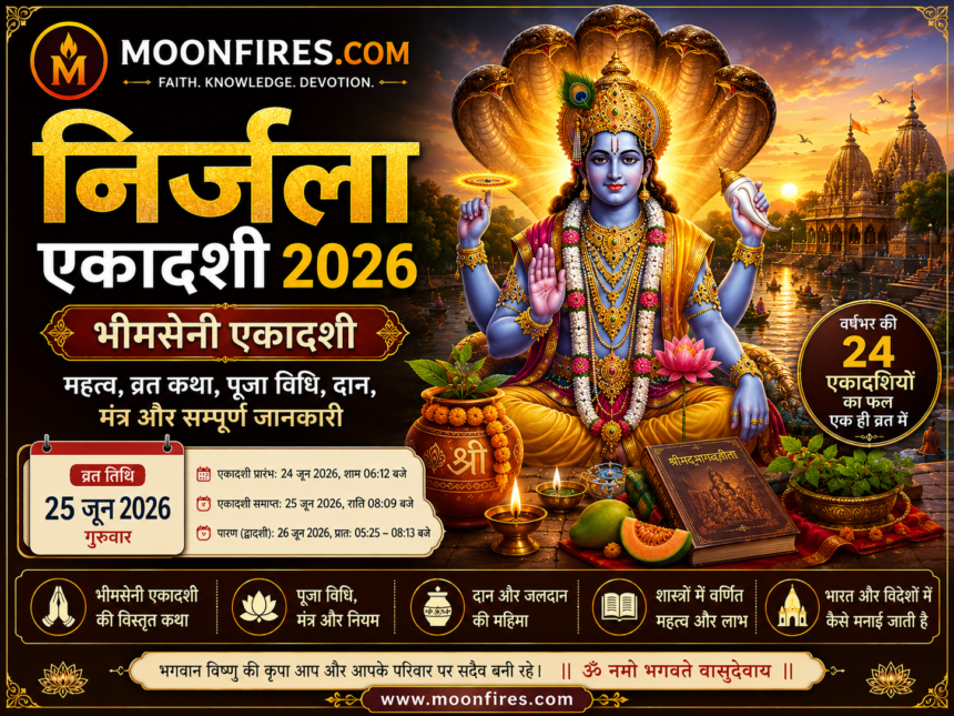 निर्जला एकादशी (भीमसेनी एकादशी): महत्व, व्रत कथा और समारोह