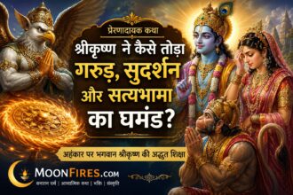 श्रीकृष्ण ने कैसे तोड़ा सत्यभामा का घमंड गरुड़ सुदर्शन और सत्यभामा की कथा भगवान श्रीकृष्ण की प्रेरणादायक कथा श्रीकृष्ण और हनुमान कथा अहंकार पर श्रीकृष्ण की शिक्षा